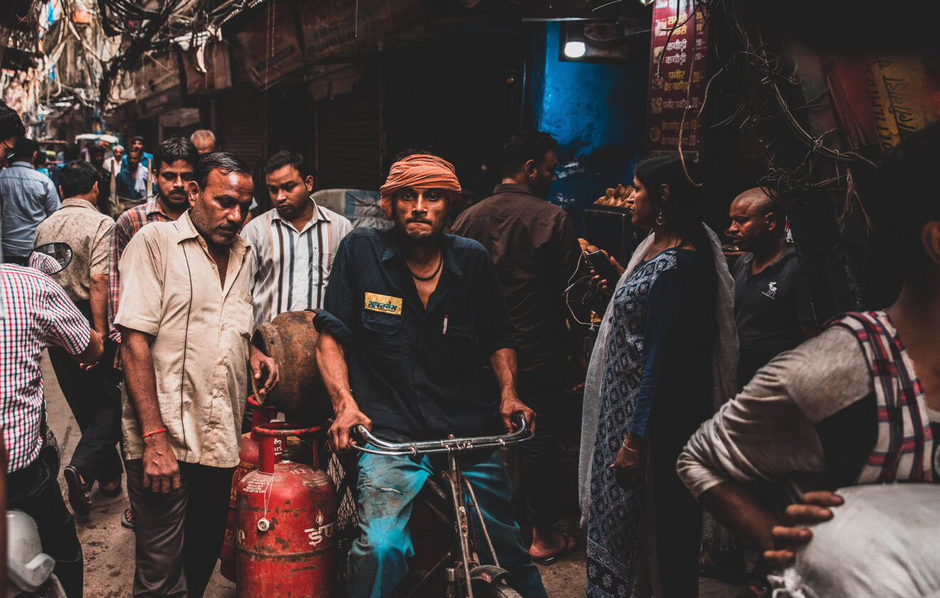 Navigating the Bustling Streets of an Urban Marketplace 1