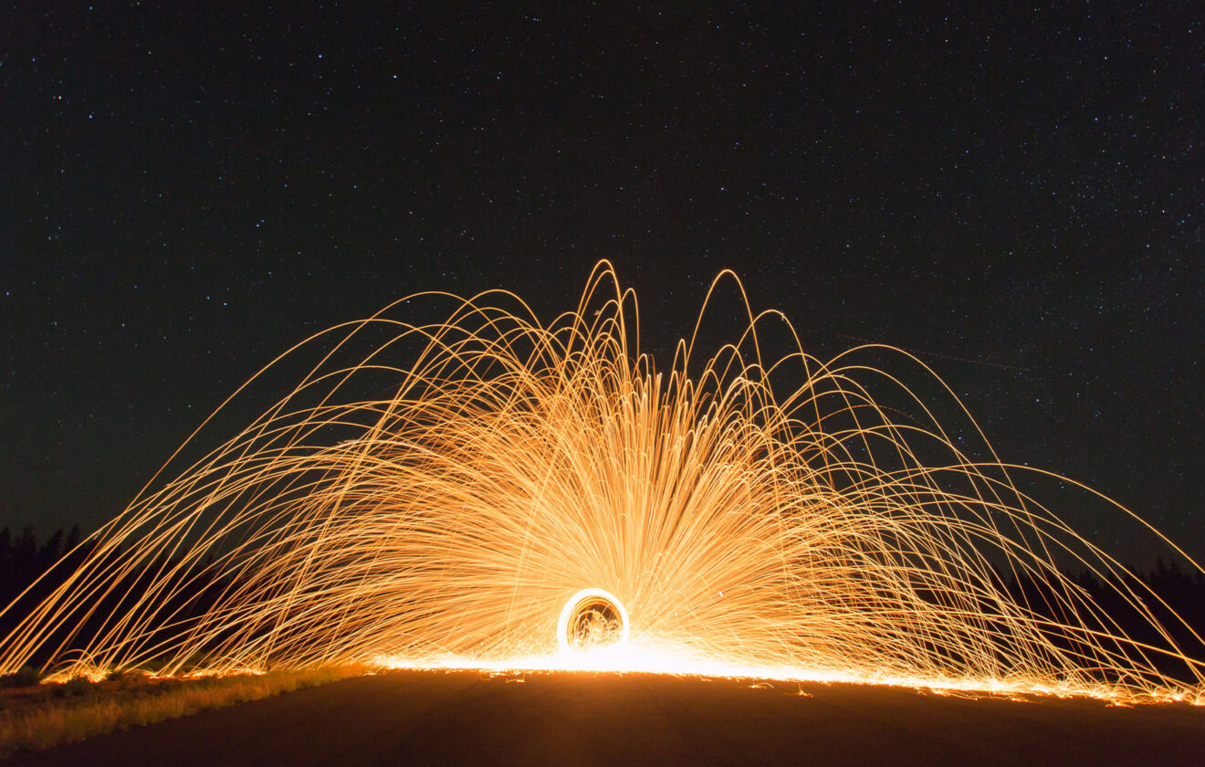 Yields of Light: A Dance of Sparks in the Dark 1