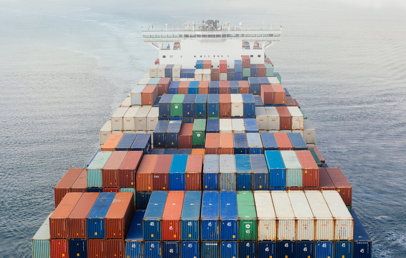 Global Trade in Motion: The Mighty Cargo Ship 1