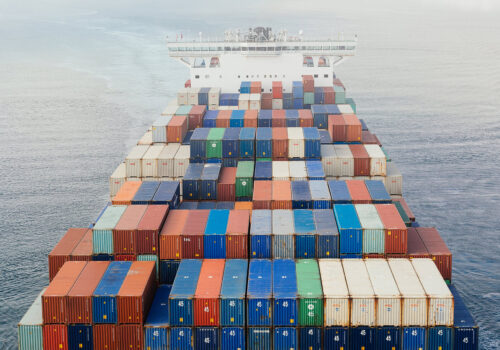 Global Trade in Motion: The Mighty Cargo Ship 13