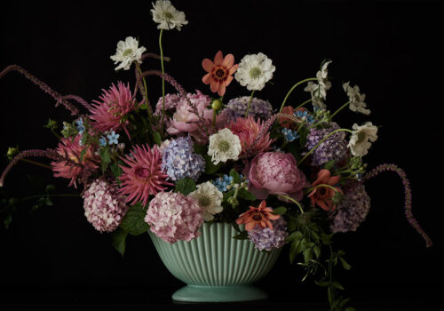 Elegant Floral Arrangement Showcasing Seasonal Blooms 11